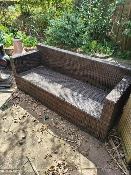 Photo of free Rattan sofa (Bexleyheath DA7) #1