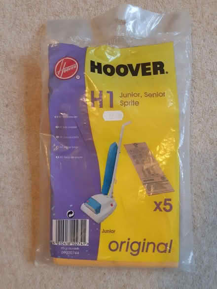 Photo of free Hoover bags - Type 'H1' for very old style hoover (Kidlington OX5) #1