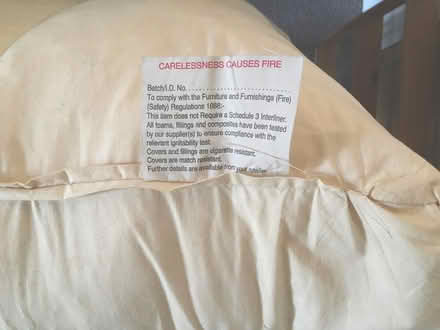 Photo of free Large down & feather cushion inner (Central Crouch End N8) #4