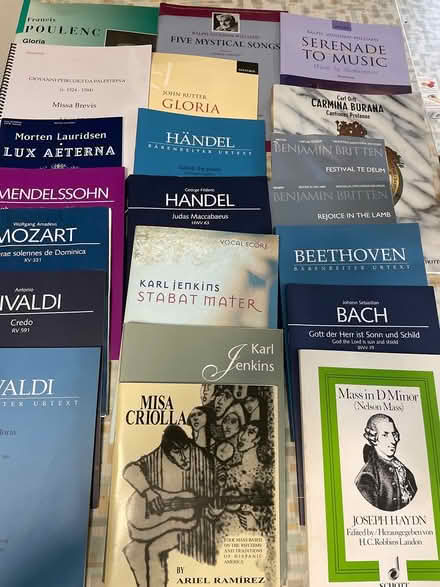 Photo of free Choral scores (Bloomfield) #1