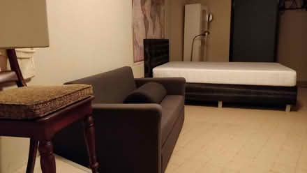 Photo of free Double bed with headboard and mattress (Colchester CO1) #1