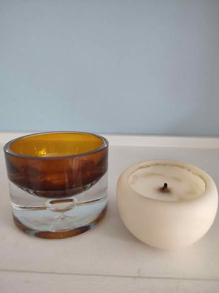 Photo of free Coloured glass candlestick (Earlsdon CV5) #2