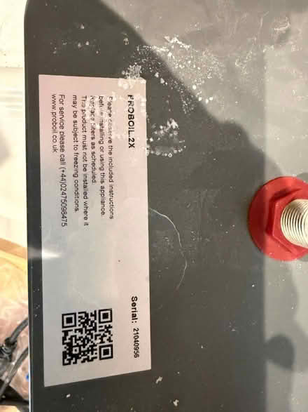 Photo of free Proboil instant hot tap kit (GL52) #3