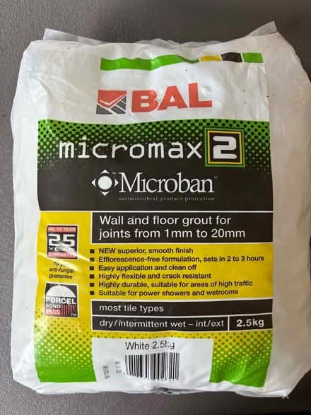 Photo of free Bag of Tiling grout (Dursley GL11) #1