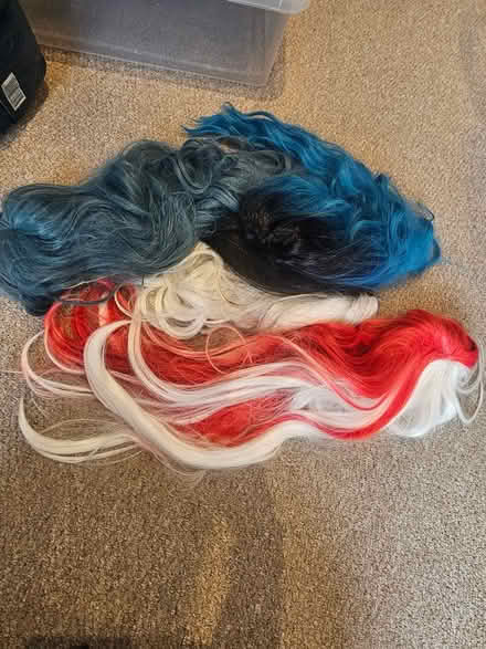 Photo of free 4 random wigs for cosplay or fun (Home WR1) #1