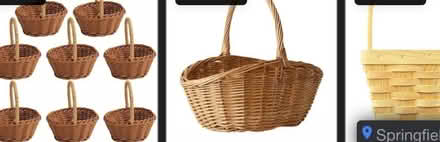 Photo of Wooden baskets with handle (Glen Burnie) #1