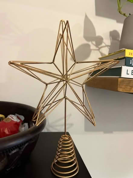 Photo of free Star christmas tree topper (Brixton Hill SW2) #1