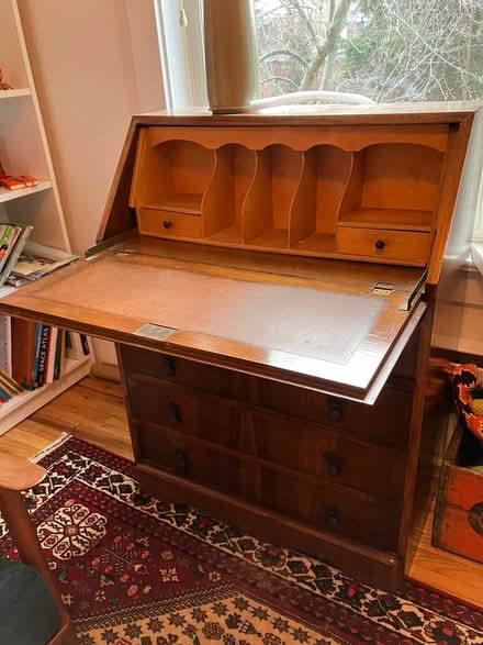 Photo of free Antique English drop down desk (Riverdale) #2