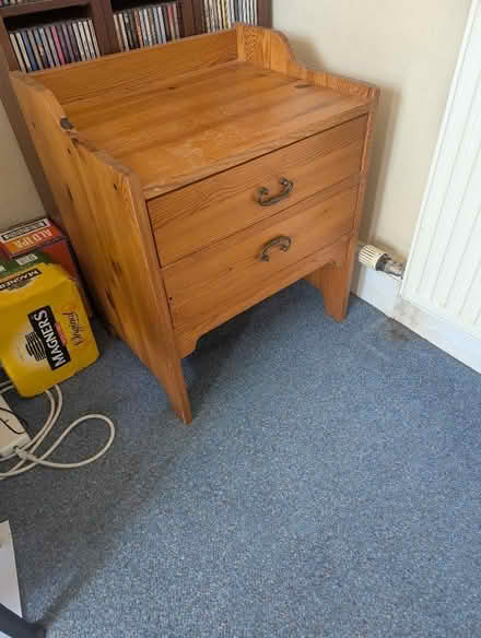 Photo of free 2 drawer bedside table (Southport PR8) #1