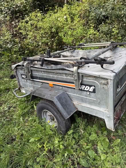 Photo of free Trailer with cover, electrics and possible bike rack (old) (Sharrow S7) #4