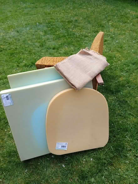 Photo of free Small chair and foam for reupholstery project. (Braeside AB15) #2