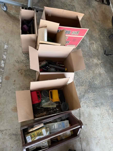 Photo of free Buncha tools, misc. & a tool box (Tacoma) #1