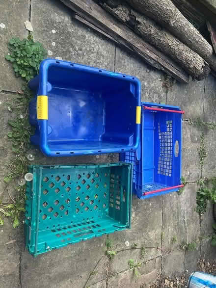 Photo of free 3 plastic storage/moving containers (Stockwell SW9) #1