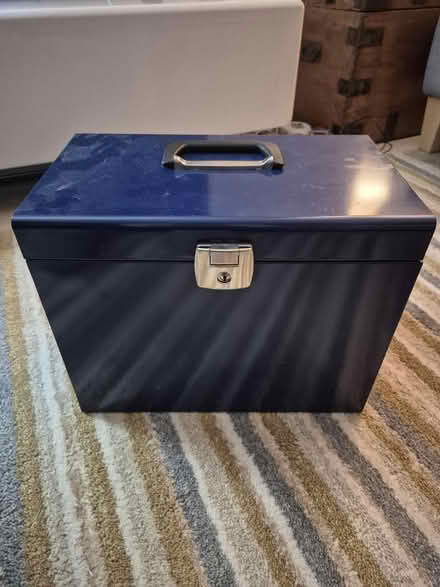 Photo of free Lockable Tin Filing Case (Leigh-on-Sea SS9) #1