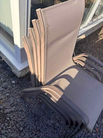 Photo of free Six outdoor/patio chairs (South Wingfield DE55) #2