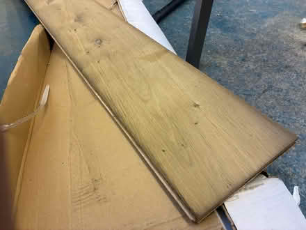Photo of free 6 lengths engineered oak wood flooring planks (Dursley GL11) #1