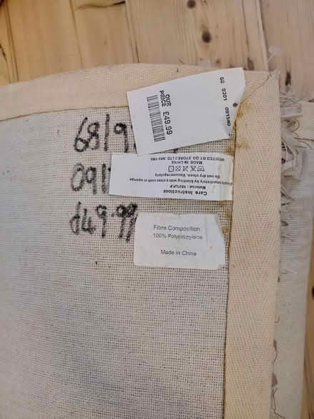 Photo of free 120x180cm Silver "Shagpile" Rug (Harborne B17) #3