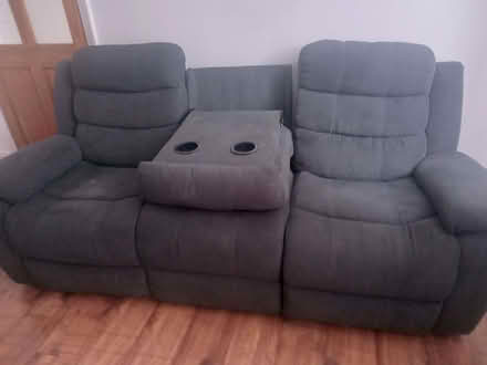 Photo of free Fabric Recliner sofa set 3&2 (Nutgrove WA9) #3