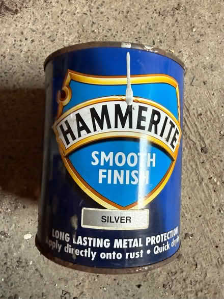 Photo of free Silver Hammerite metal paint 750ml (Salford M30) #1