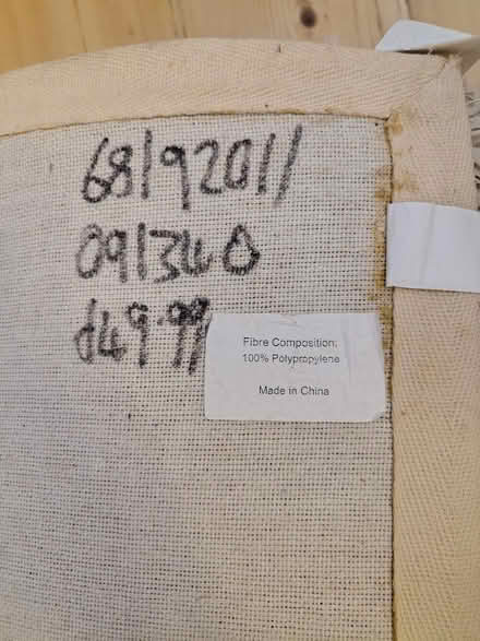 Photo of free 120x180cm Silver "Shagpile" Rug (Harborne B17) #2