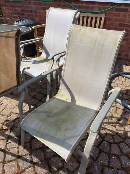 Photo of free Patio table and chairs (Bomere Heath) #3