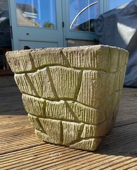 Photo of free Square concrete plant pot (OX4, church cowley) #1