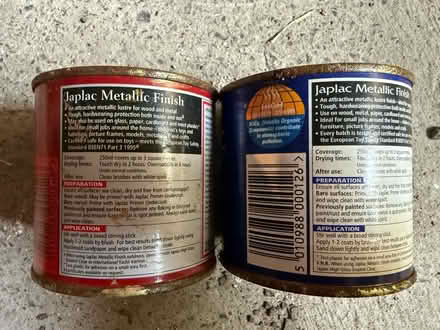 Photo of free Gold metallic finish paint x 2 tins (Salford M30) #4