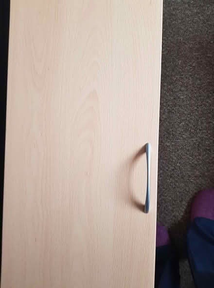 Photo of free Tall oak single wardrobe (Northallerton DL7 8TU) #4