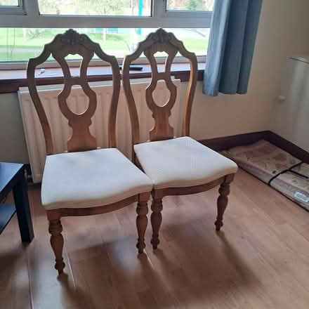 Photo of free Two dinjng room chairs (dundee) #1