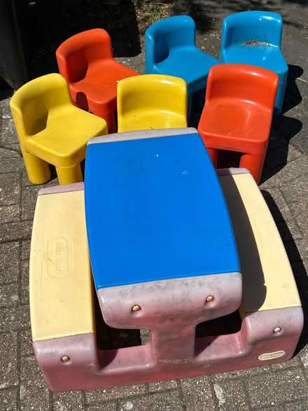 Photo of free Kids garden chairs & table (Caterham Valley CR3) #1