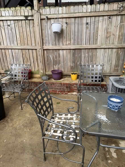 Photo of free Patio Chairs and Table (Logan Circle) #2