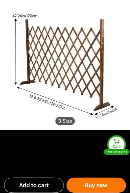 Photo of free Lattice fence (LU5) #2