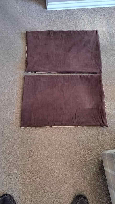 Photo of free X2 Dunelm cushion covers (Littlehaven) #2