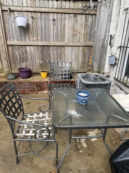 Photo of free Patio Chairs and Table (Logan Circle) #1