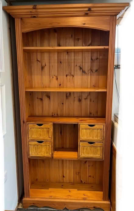 Photo of free Bookcase Solid Wood V Large (Titchfield Common PO14) #1