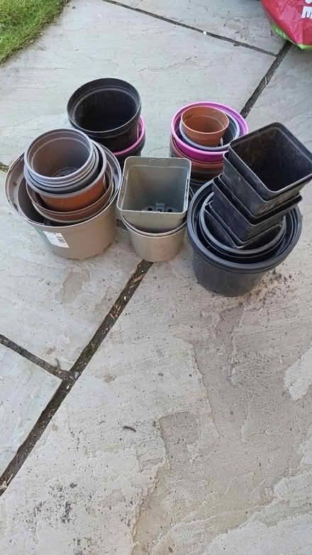 Photo of free Selection of plastic plant pots (Solihull B91) #1