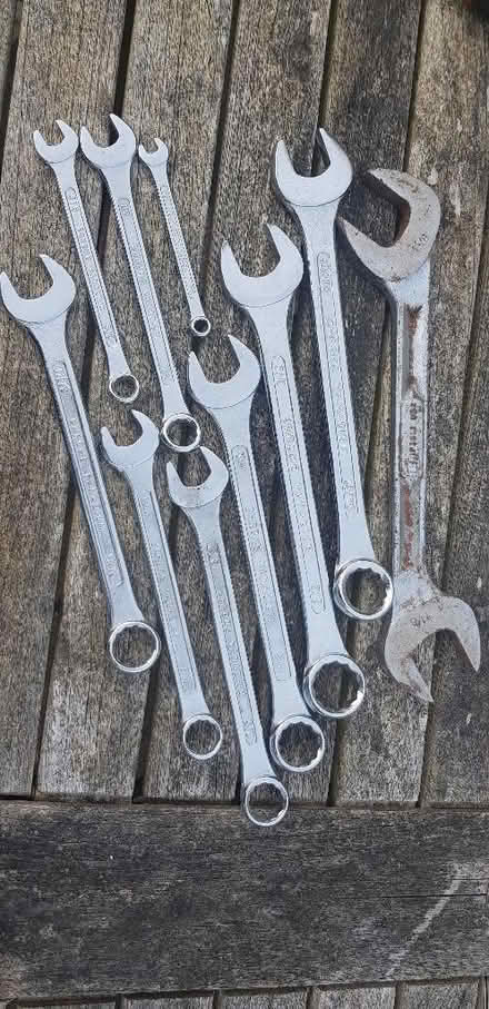 Photo of free 10 imperial ring spanners (Sharpstone) #1
