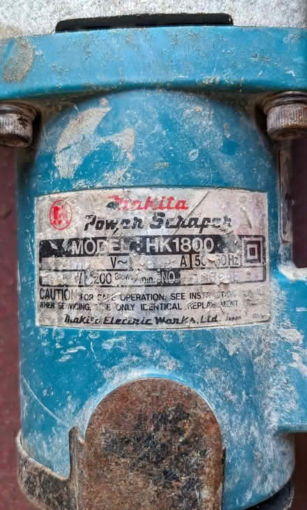 Photo of Makita Power Scraper Model HK1800 Compatible Bits (PL4) #3