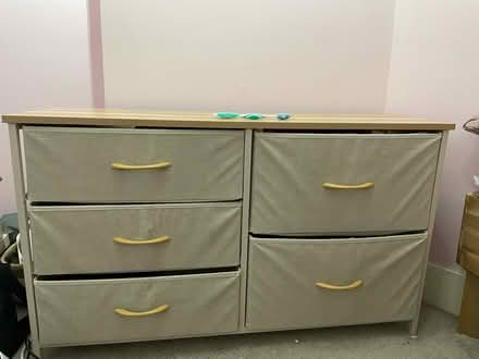 Photo of free Fabric drawers with wooden top (Streatham SW16) #2