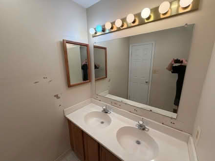 Photo of free Bathroom 8 Light fixture (Ashburn Farm) #1