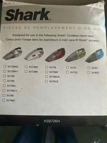 Photo of free 3 Shark hand vac filters (Friendship Heights) #1