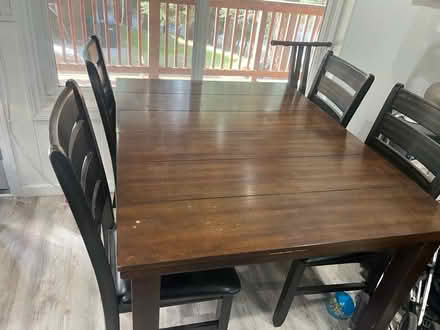Photo of free Table and Chairs dining room set (Lake arrowhead) #4