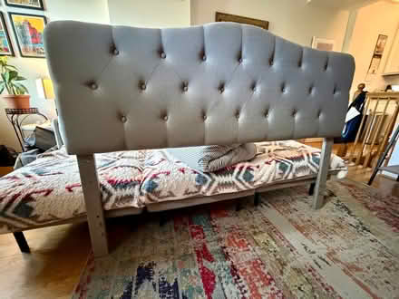 Photo of free Upholstered Queen Headboard (Shaw) #1