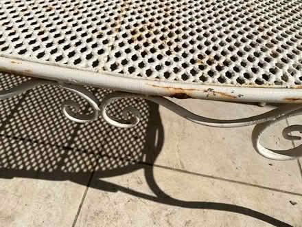 Photo of free Two seater metal bench (Thames Ditton KT7) #2