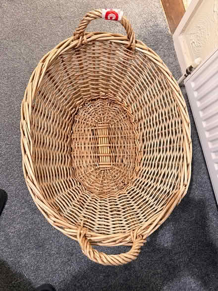 Photo of free Two wicker laundry baskets (Sonning Common RG4) #4