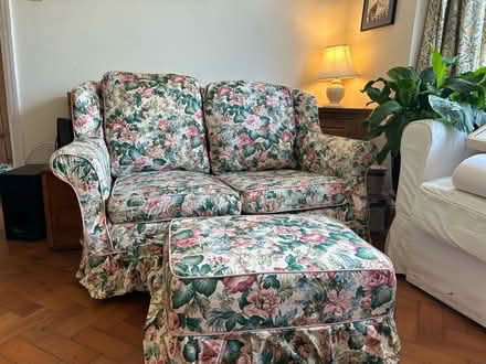 Photo of free Sofa & footstool (Florence Park OX4) #1