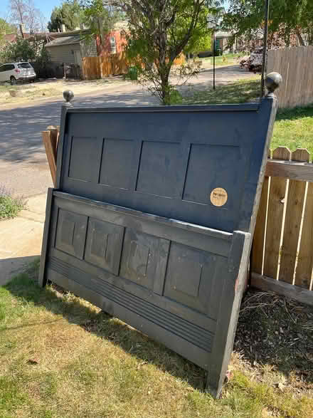 Photo of free Queen-size headboard and footboard (Sunnyside) #1