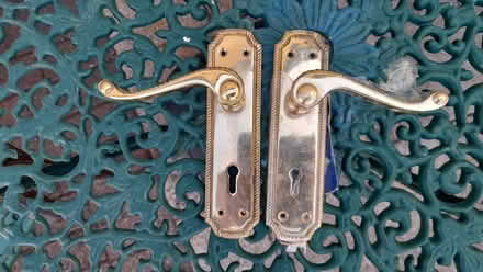 Photo of free brass door handles (Stifford Clays RM16) #1