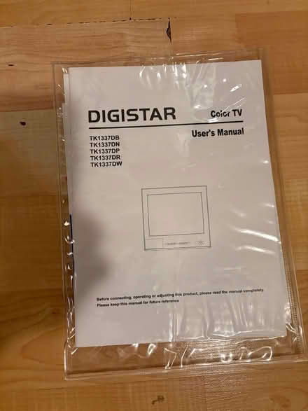 Photo of free Digistar TV manual (L5L 5P5) #1