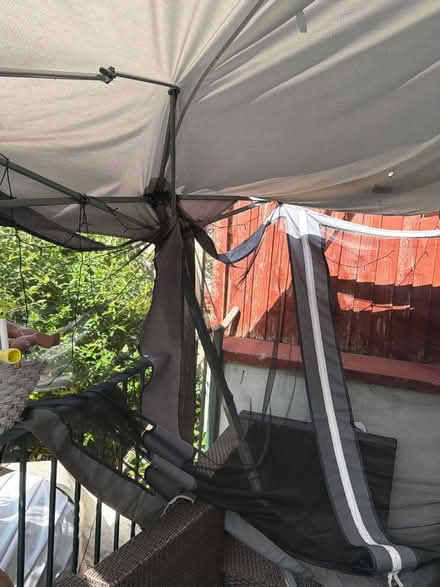 Photo of free Garden big gazebo grey (Elm Park) #2